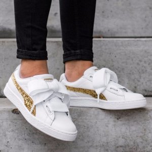puma basket glitter puma basket glitter